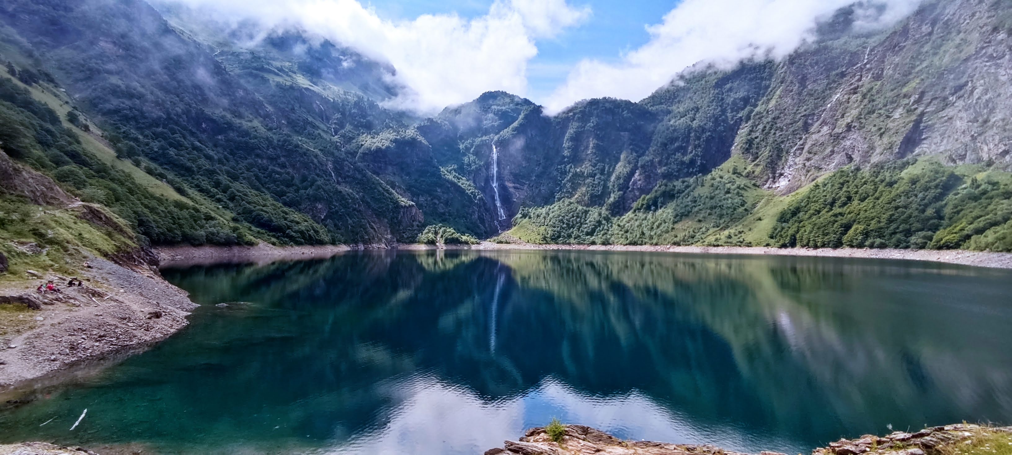 Glacial lake in the Pyrenees